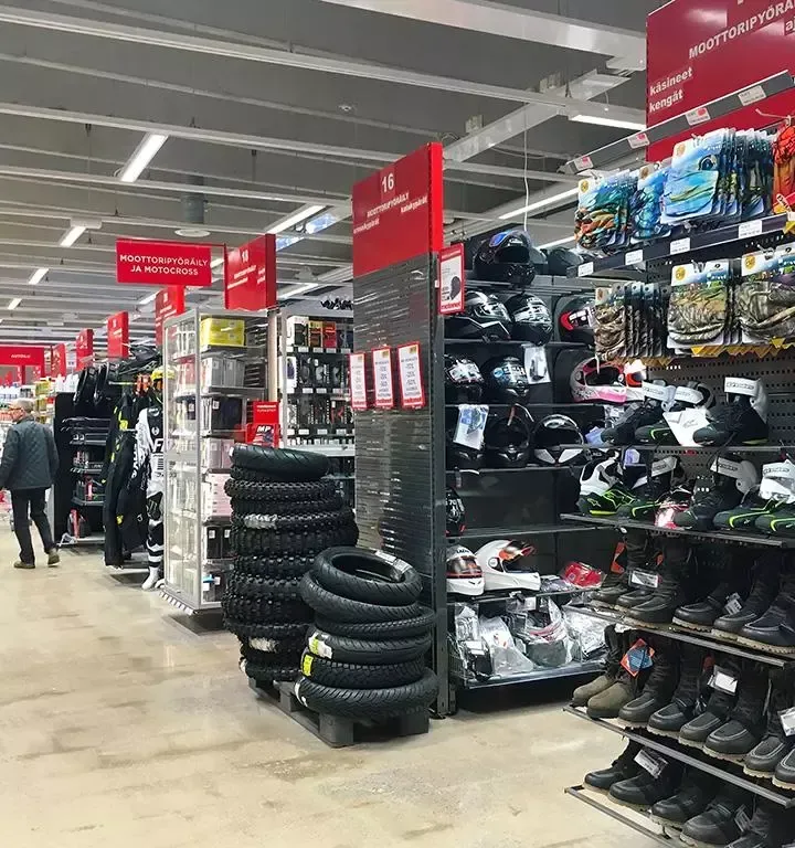 Interieur magasin equipements